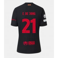 Pánský Fotbalový dres Barcelona Frenkie de Jong #21 2024-25 Venkovní Krátký Rukáv